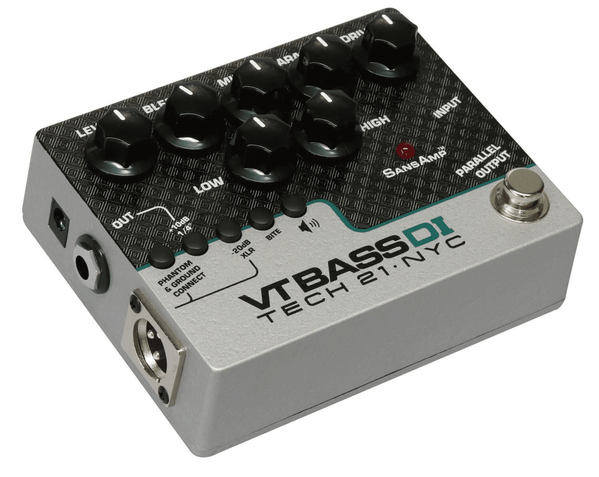 100%アナログのSansAmp技術搭載多機能ベース用ペダル「TECH21 VT