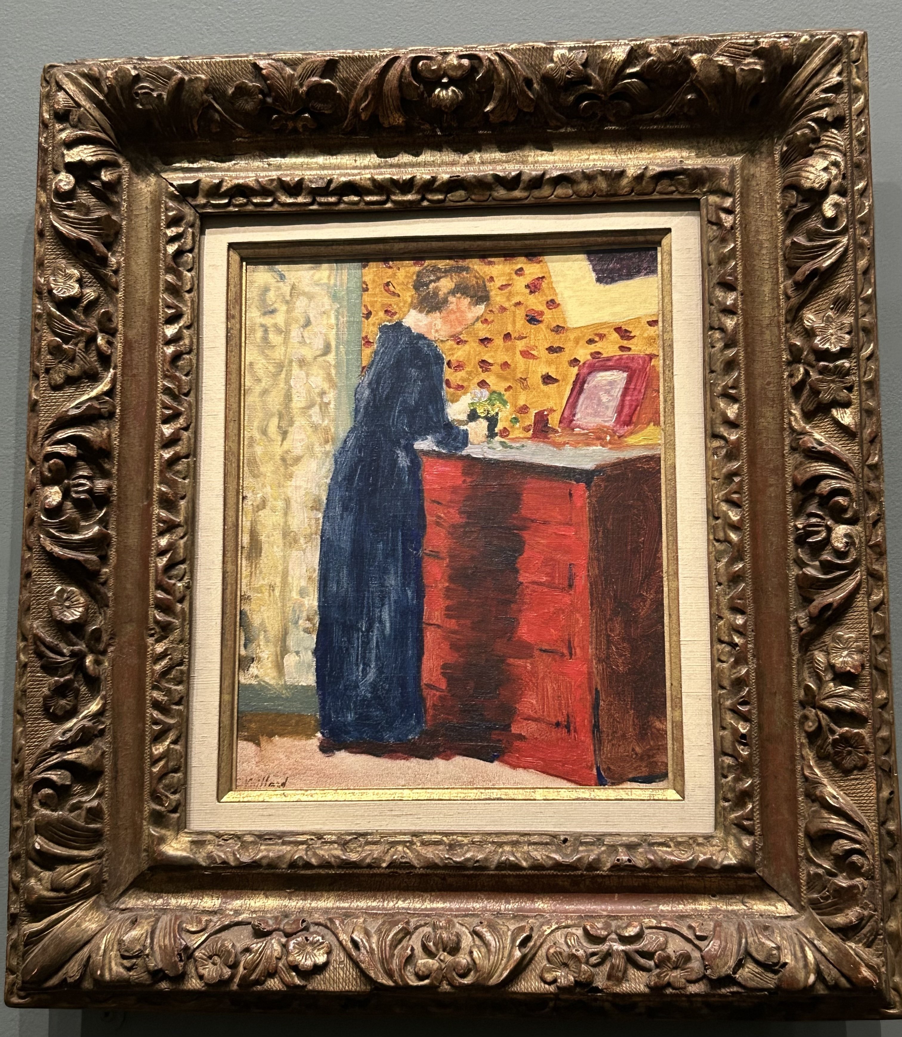 エドゥアール・ヴュイヤール、海外版超希少レゾネ、新品額付 子供のためのオルセー美術館(175)今日は赤で/ブイヤール・部屋の中に