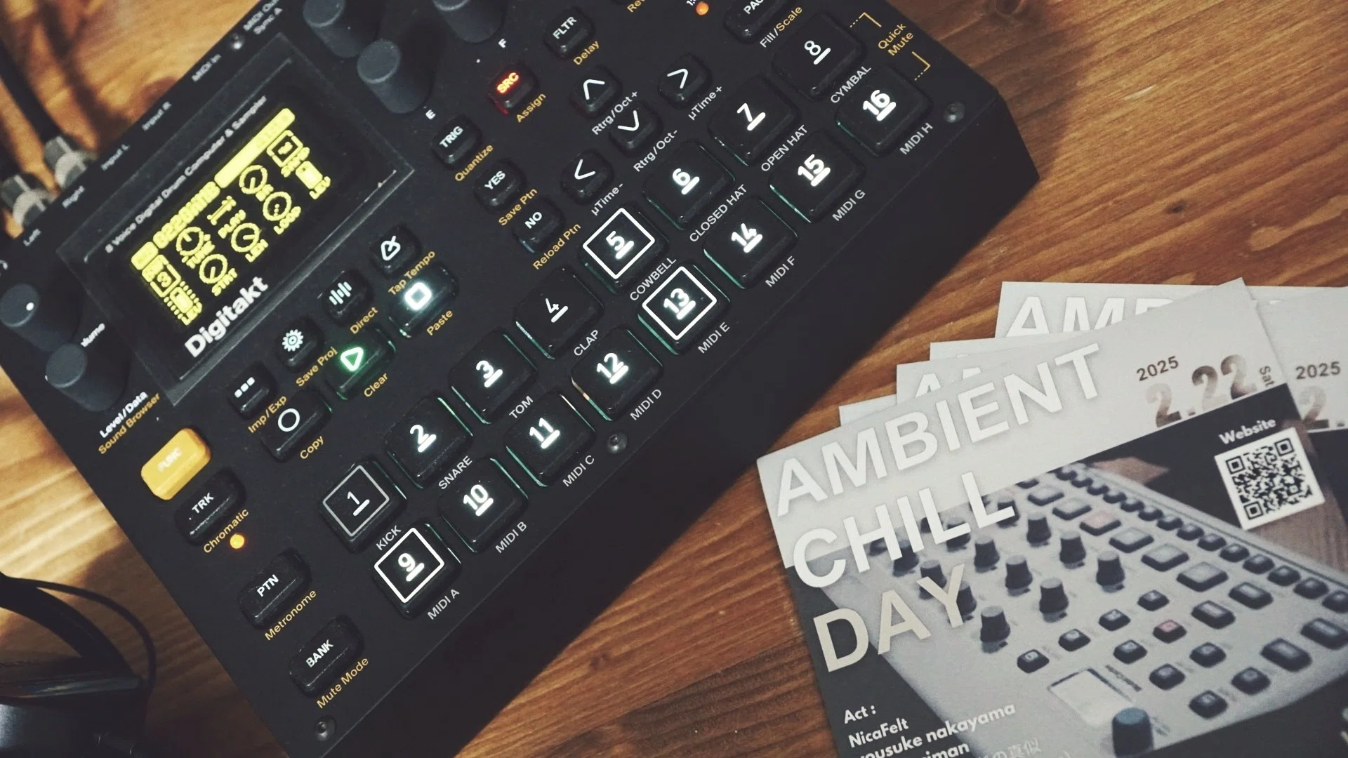 🎛 90年代テクノ風 サウンドロゴ・トラック ▶︎ Elektron Digitakt