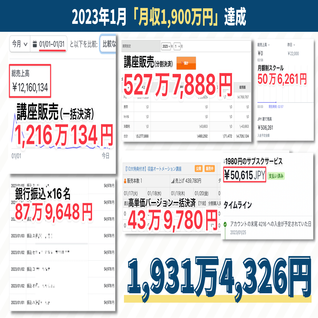 無料】コンテンツ販売×自動化基礎 完全マスターパック：動画256分