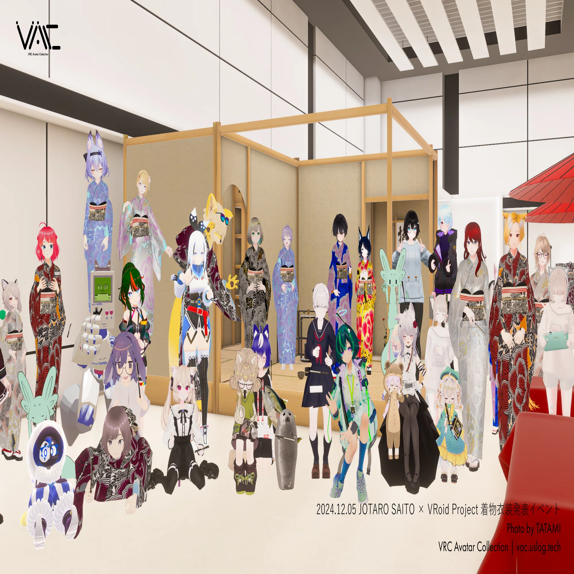 現実の着物がVRの世界へ - JOTARO SAITO×XWear 新作衣装発表ランウェイ 
