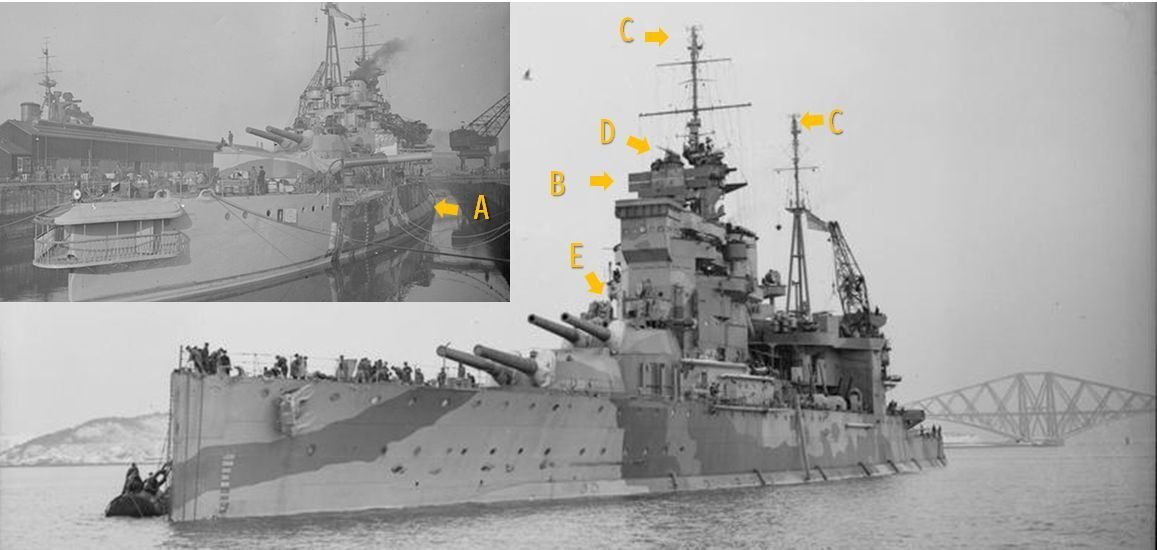 H.M.S. Queen Elizabeth Class 1941 英国海軍クイーン