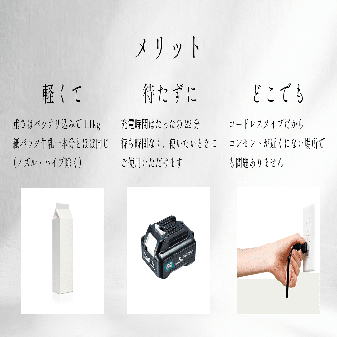 マキタの紙パック式掃除機】CL107レビュー｜軽量＆充電コードレスの