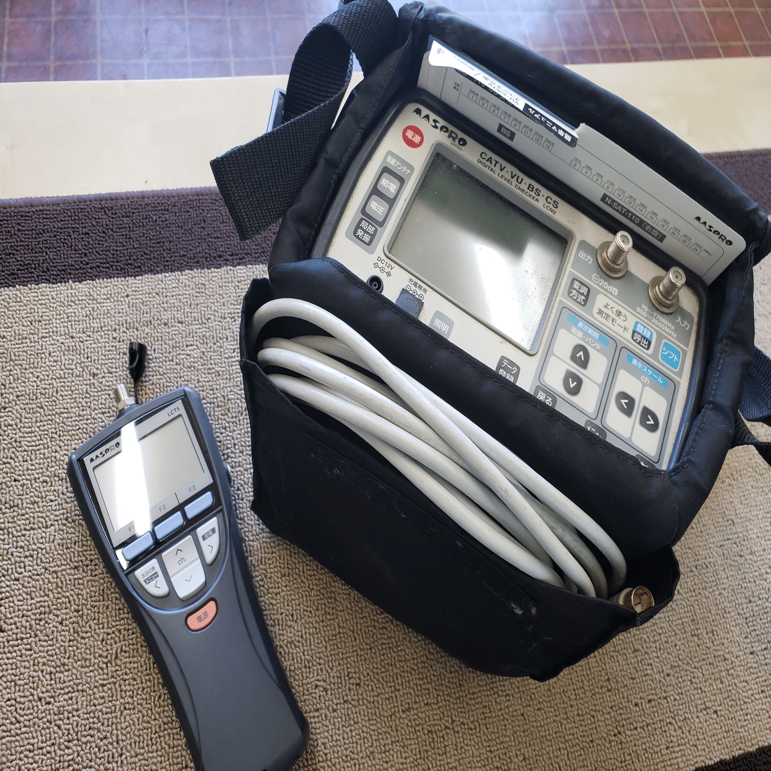 【美品】MASPRO マスプロ デジタルレベルチェッカー LCT5 ハンディータイプ デジタルレベルチェッカー LCT5 | マスプロ電工