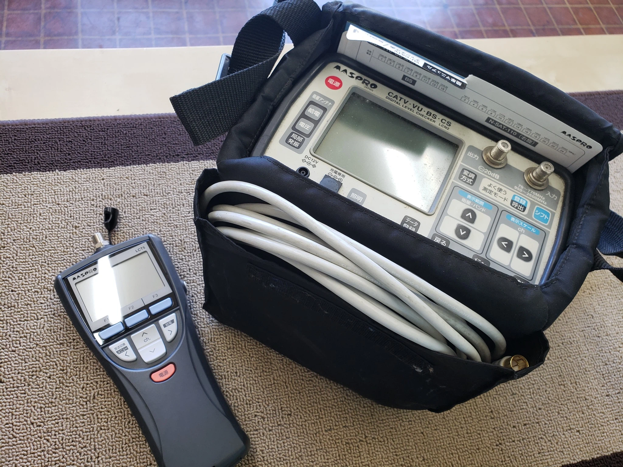マスプロ デジタルレベルチェッカー LCT5|有)越谷電器 マスプロ デジタルレベルチェッカー LCT5|有)越谷電器