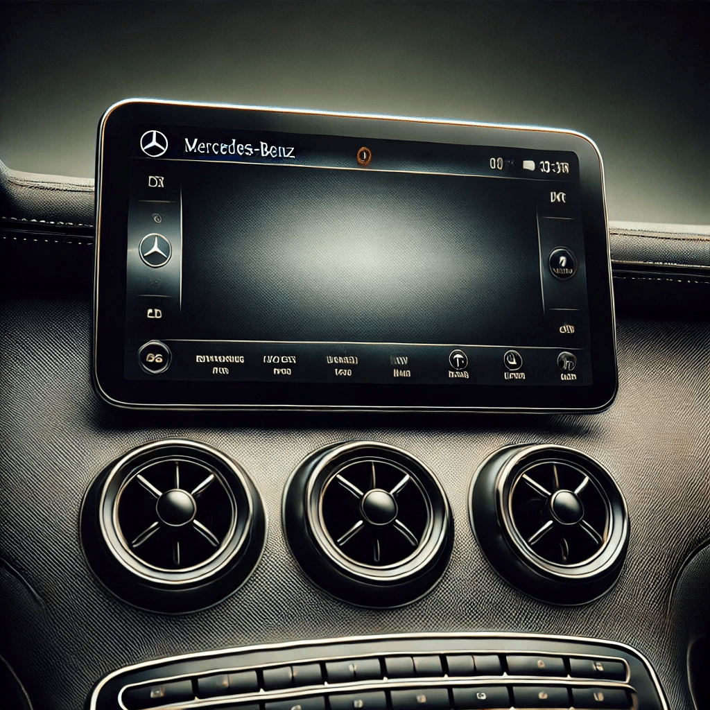 ベンツのナビモニターが映らない。エンジンかけても真っ黒のまま