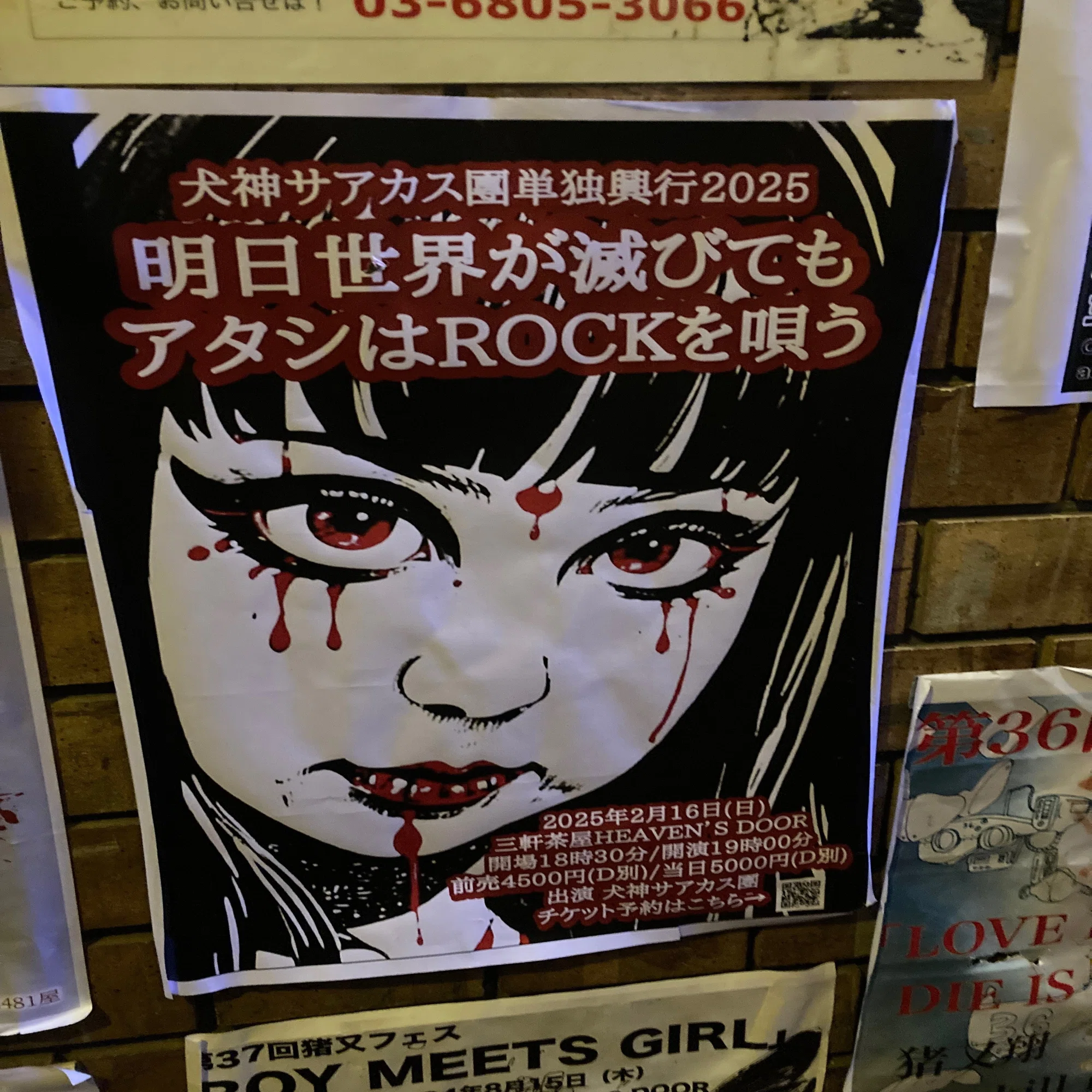 犬神サアカス團」のライヴ～明日世界が滅びてもアタシはROCKを唄う（2 