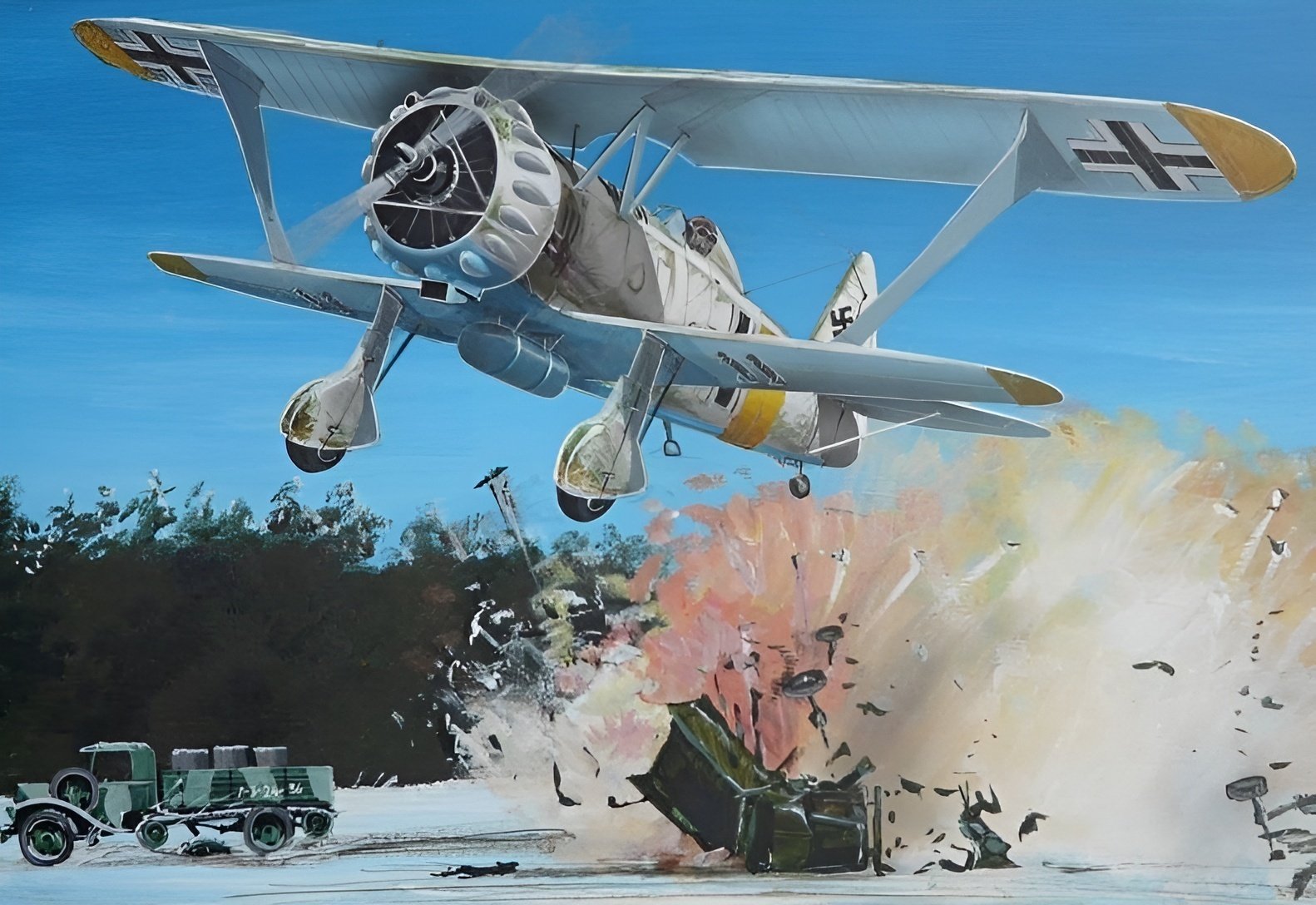 最後の複葉急降下爆撃機Hs123｜ワンモア@航空エッセイ