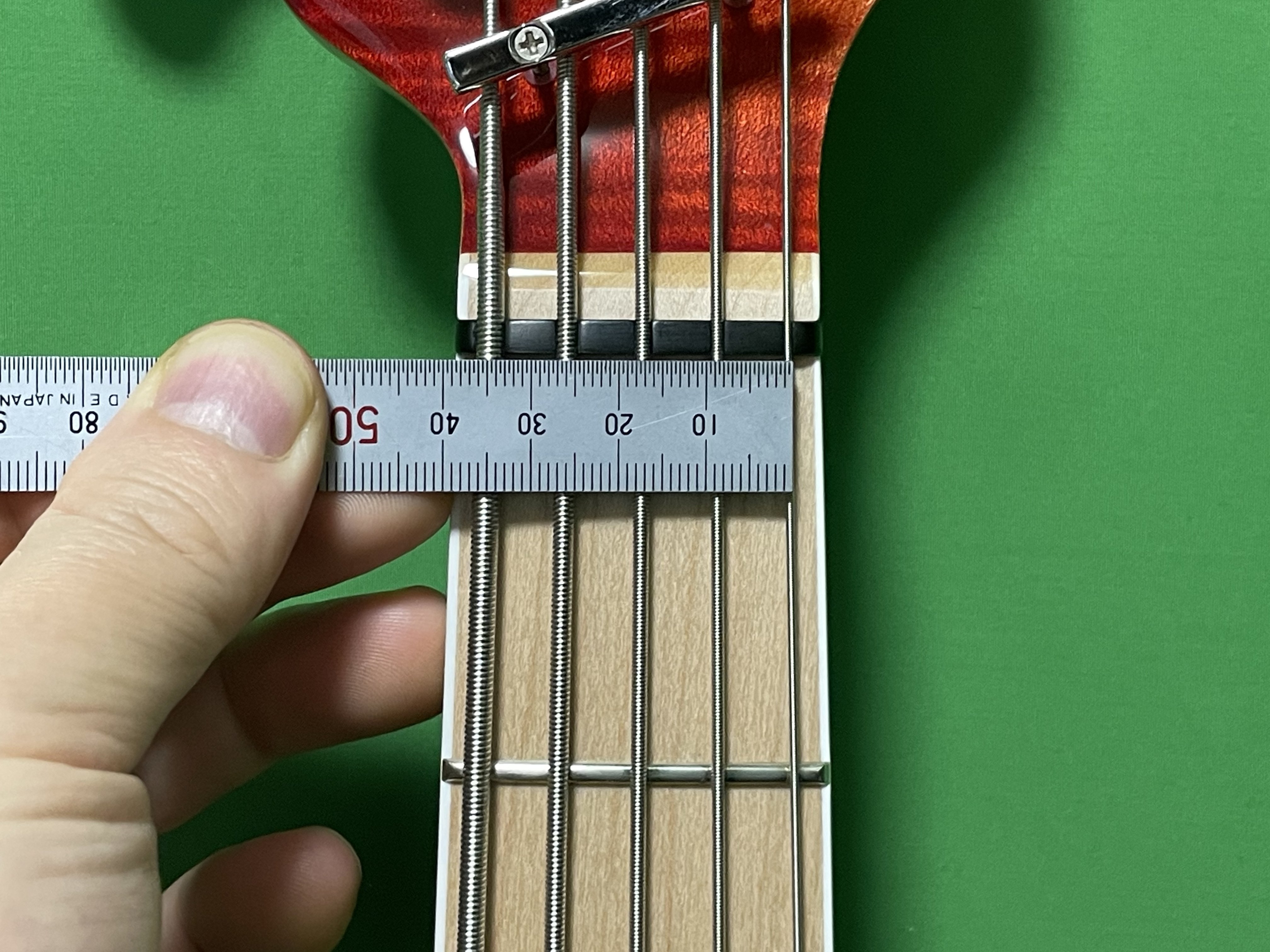 KenSmith ブリッジ 弦間ピッチ19mm ⑮ブリッジ交換 2 | Blues Box Ⅱ