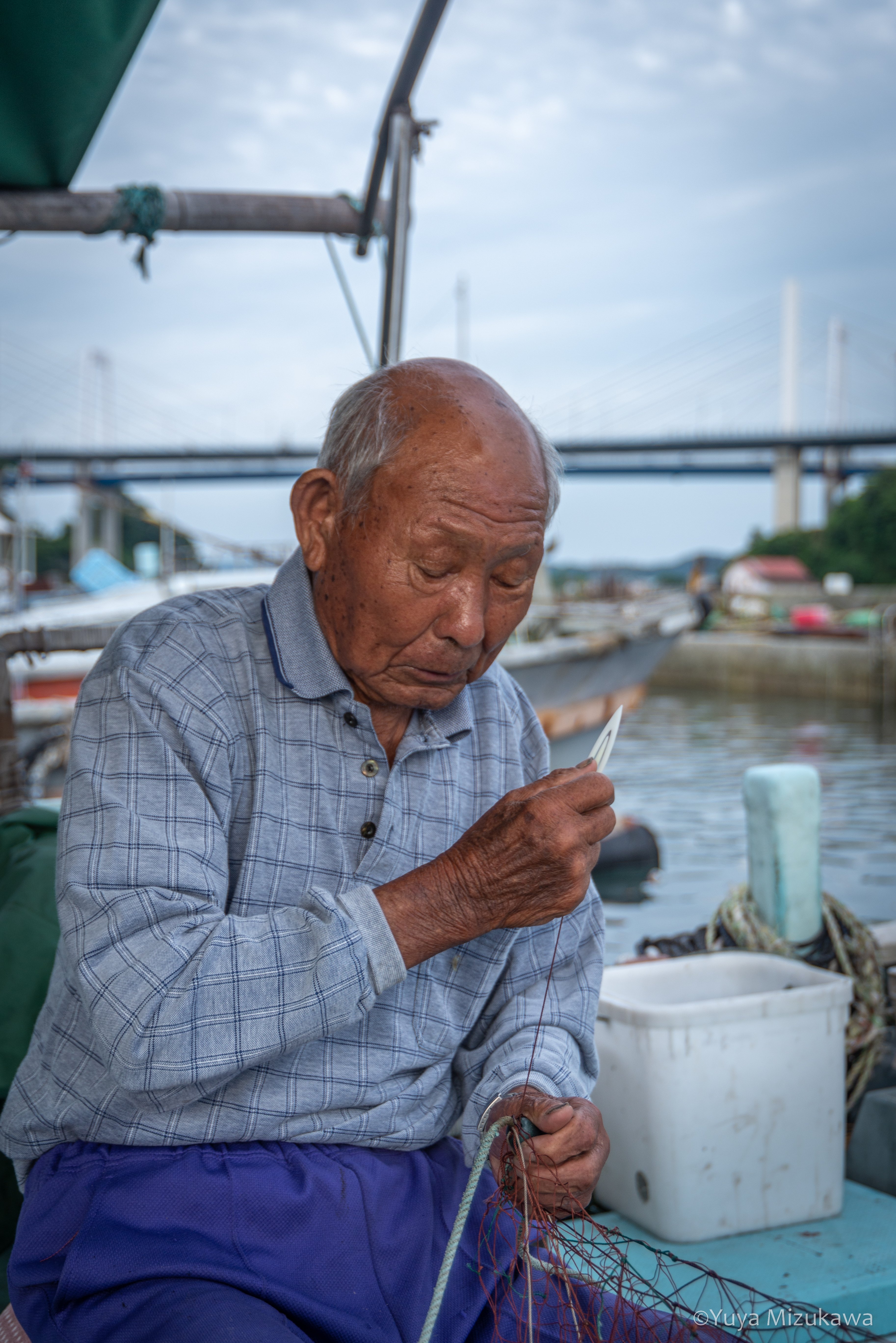 尾道の老漁師｜水川 侑也