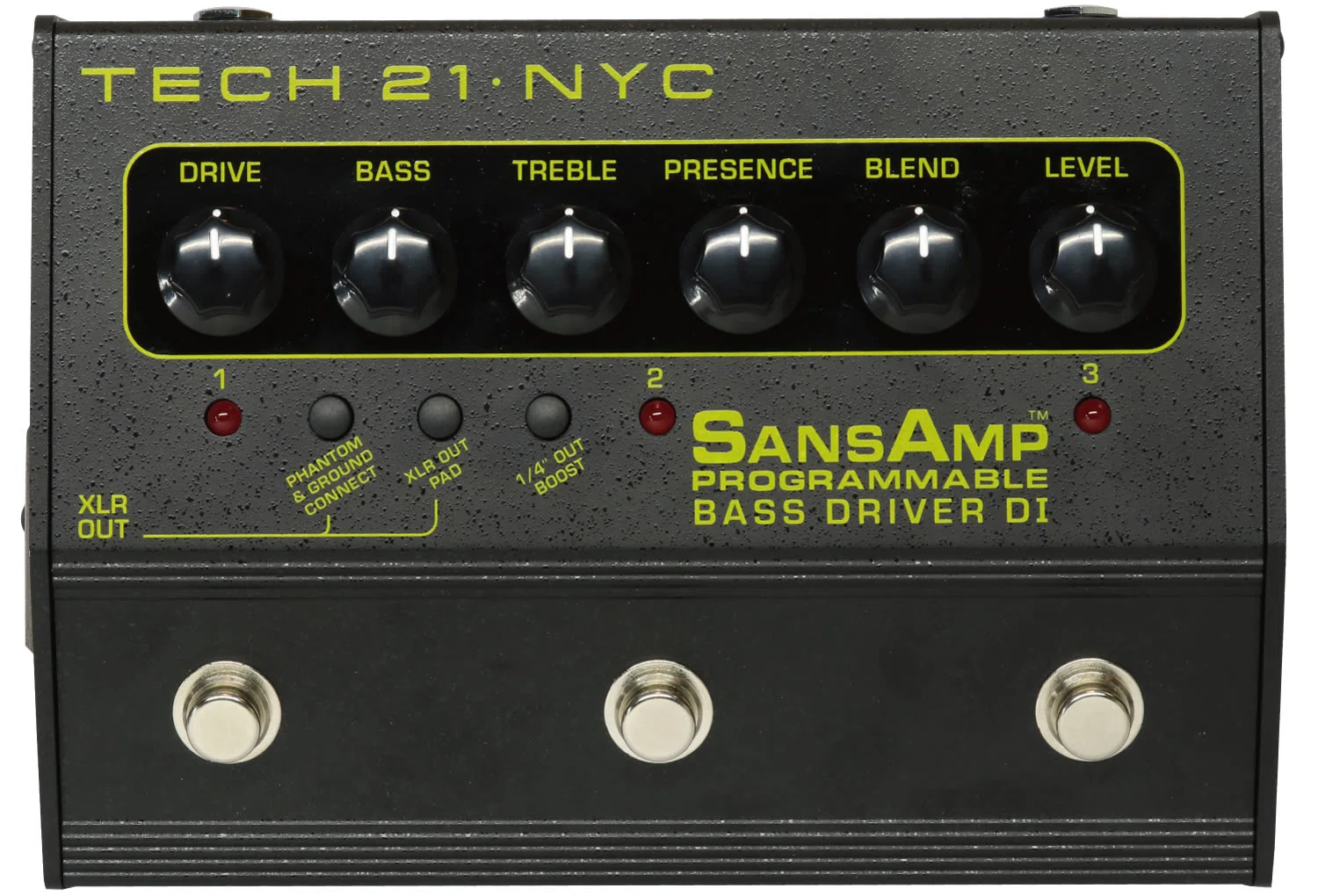 多彩なベースサウンドと自由自在なプログラミング「TECH21 SansAmp