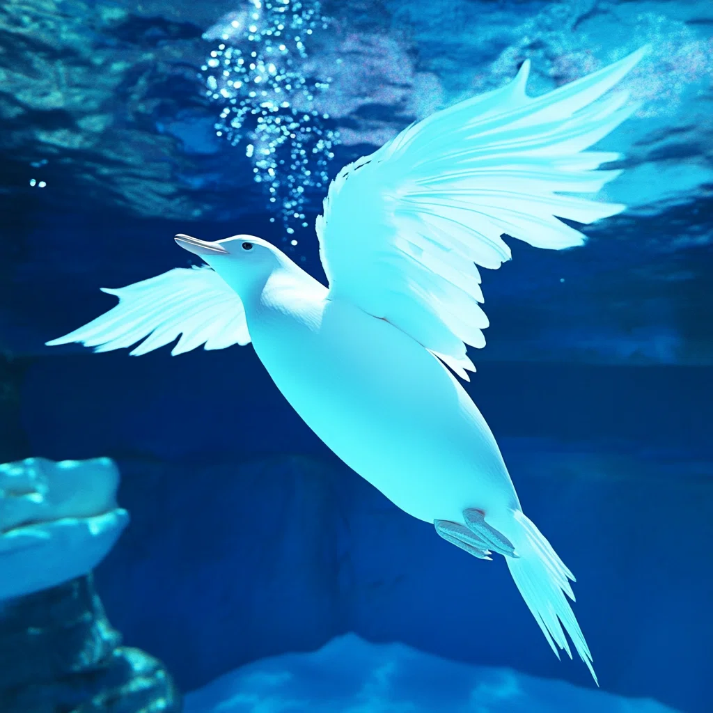 空想水族館』 No.2 「ハクヨクペンギン」｜（株）岡田印刷おもしろ創造