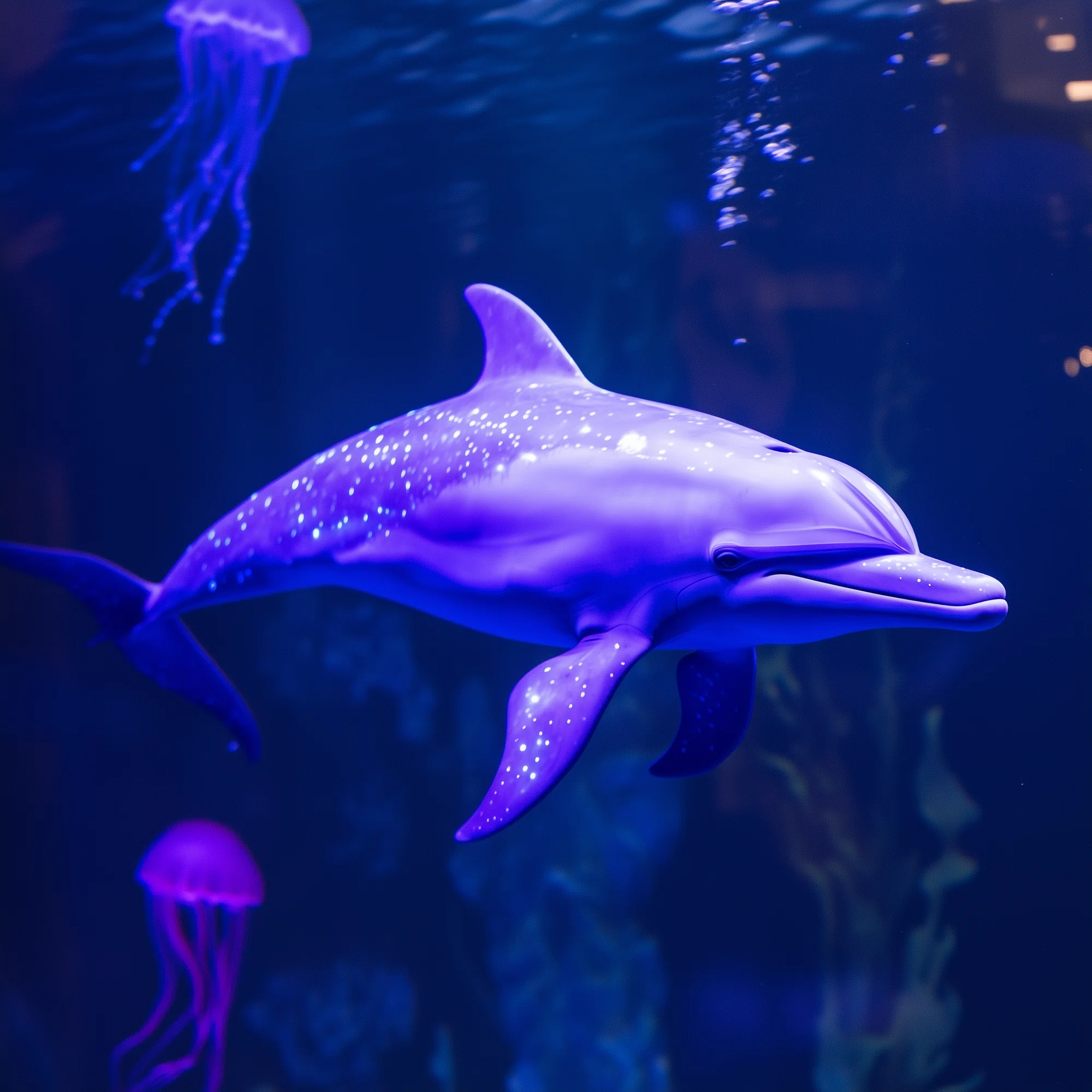 空想水族館』 No.5 「ムラサキドクイルカ」|(株)岡田印刷おもしろ 空想水族館』 No.5 「ムラサキドクイルカ」|(株)岡田印刷おもしろ