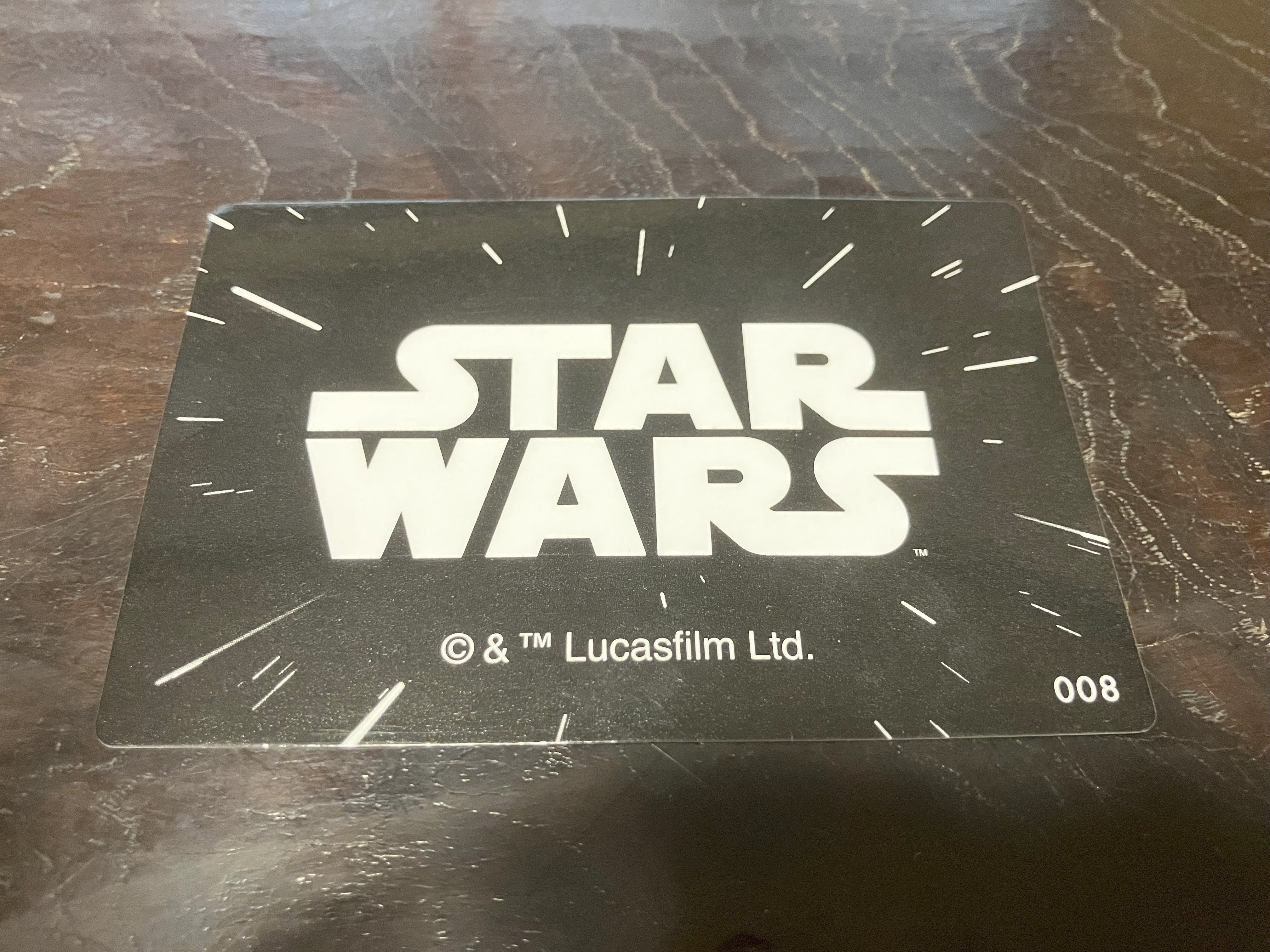 スターウォーズ チップス おまけカードのみ お菓子】スターウォーズ ブラックえびチップス(カード付)を買っ