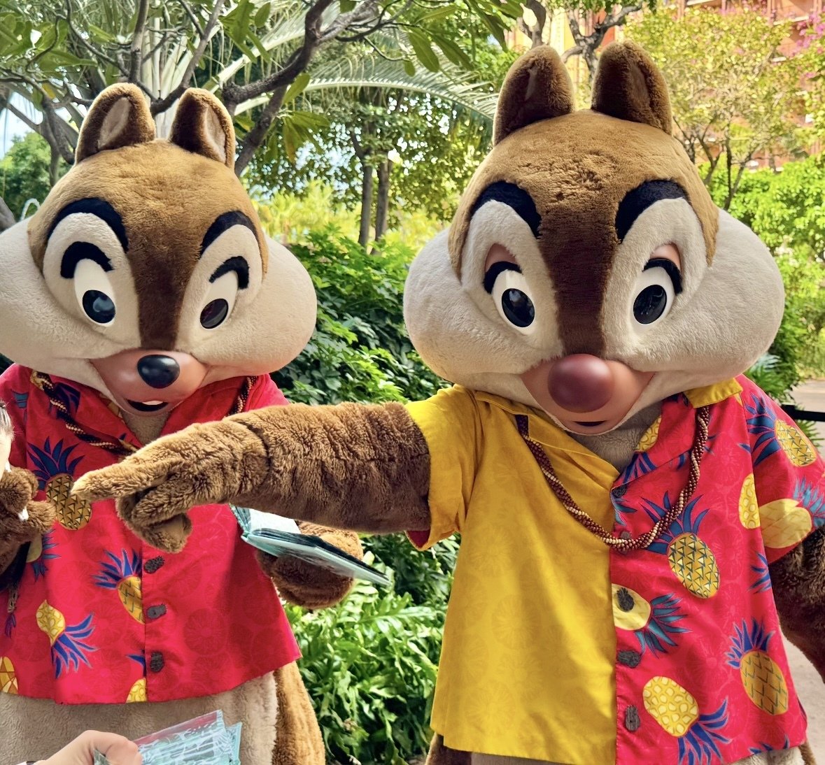 Disney オルメルSサイズ用アロハシャツコスチュームセット青