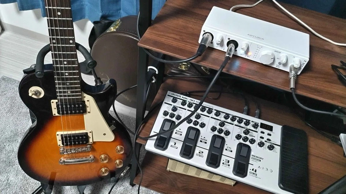 雑記）スタジオでマルチエフェクター ME-90を使ってみる｜ちとせの