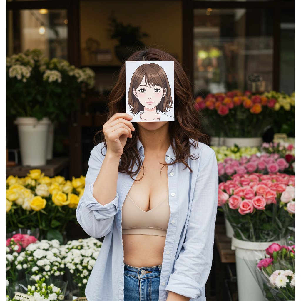 個人撮影 顔出し熟女 投稿 Imagefx】企画物 人妻・熟女のプロンプト|おてもと