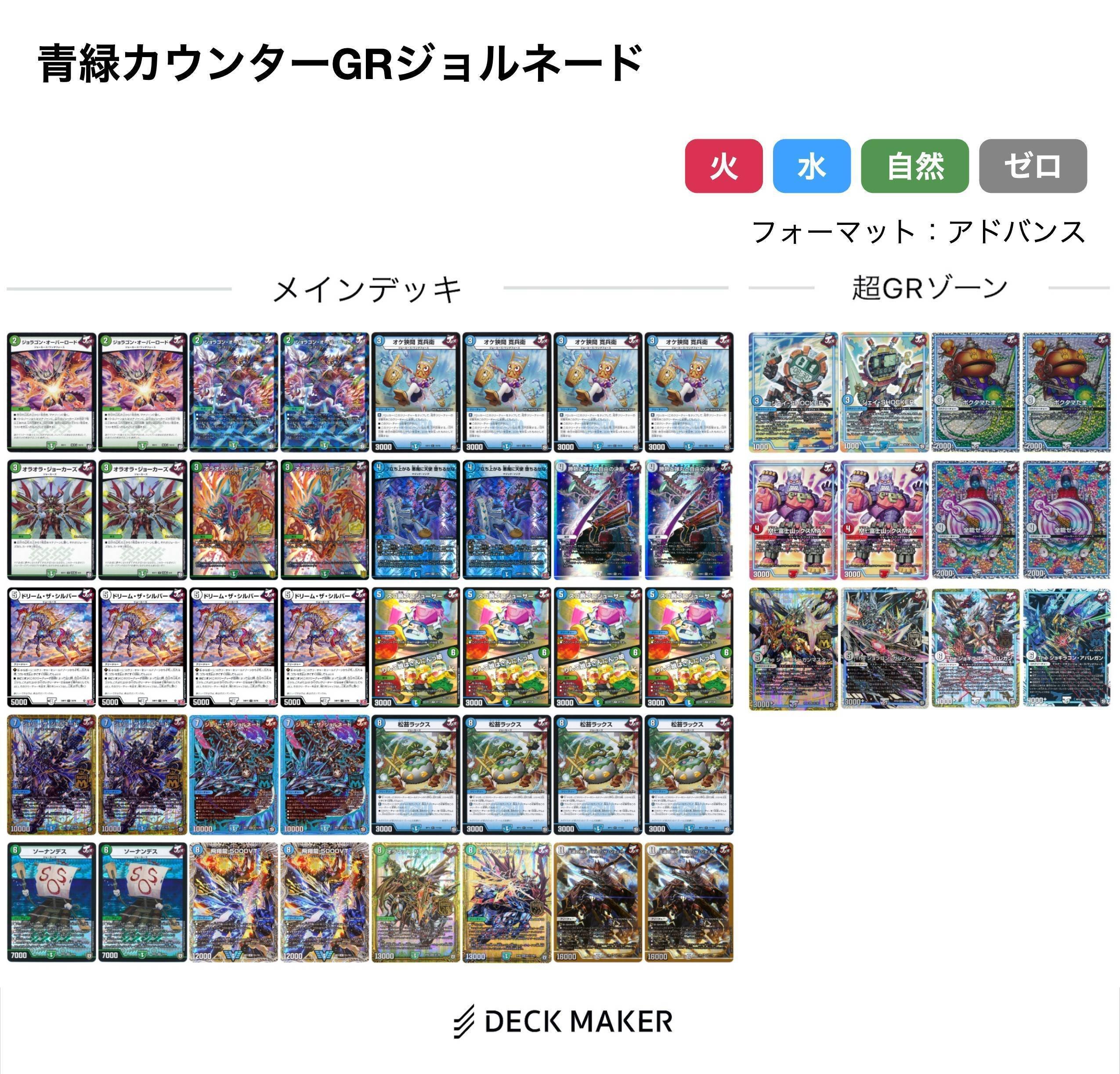 ゼロ単ジョーカーズデッキ DMEDH】デッキレシピ ゼロ単ジョーカーズ | DM:Akashic Record