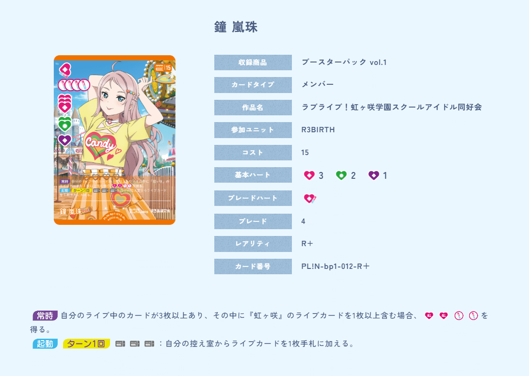 ラブカ】ランジュ構築の構築意図と採用カードについて｜海老乃ころも