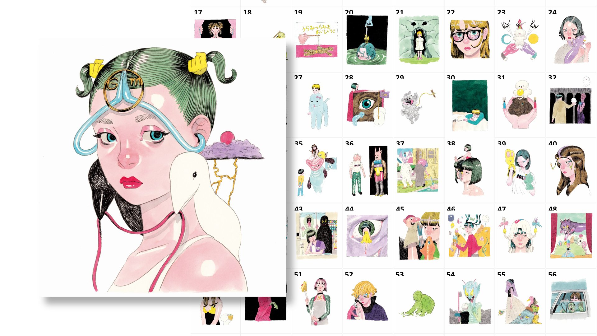 我喜屋位瑳務 ZINE「 ZATTA 」限定5部 オリジナル作品添付 我喜屋位瑳務 「guniea mate」 （Masumi Sasaki Gallery