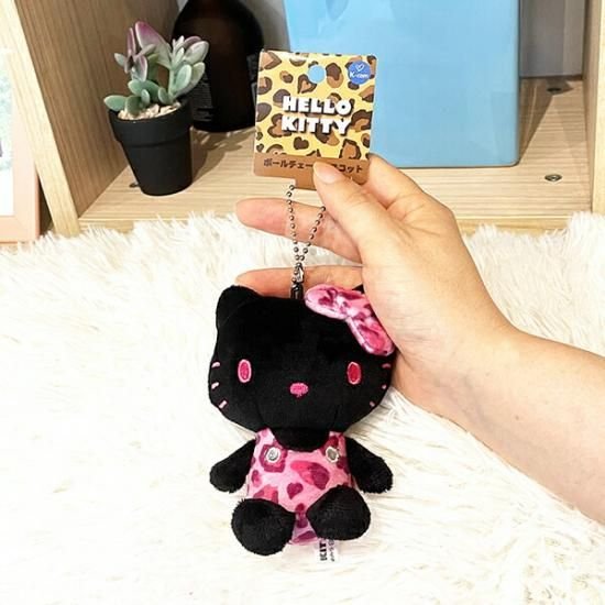 キティ展 50周年 限定 ぬいぐるみ マスコット ヒョウ柄 ギャル 新品ハローキティ GOGO GAL スタイルアップマスコット 日焼け 足