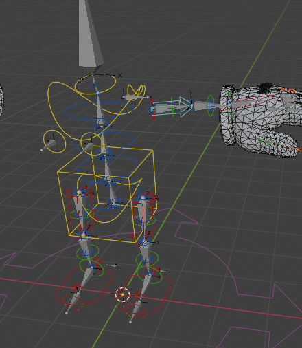 Blender リギング Blender 2.8 の使い方 (13) Rigifyによるリギング