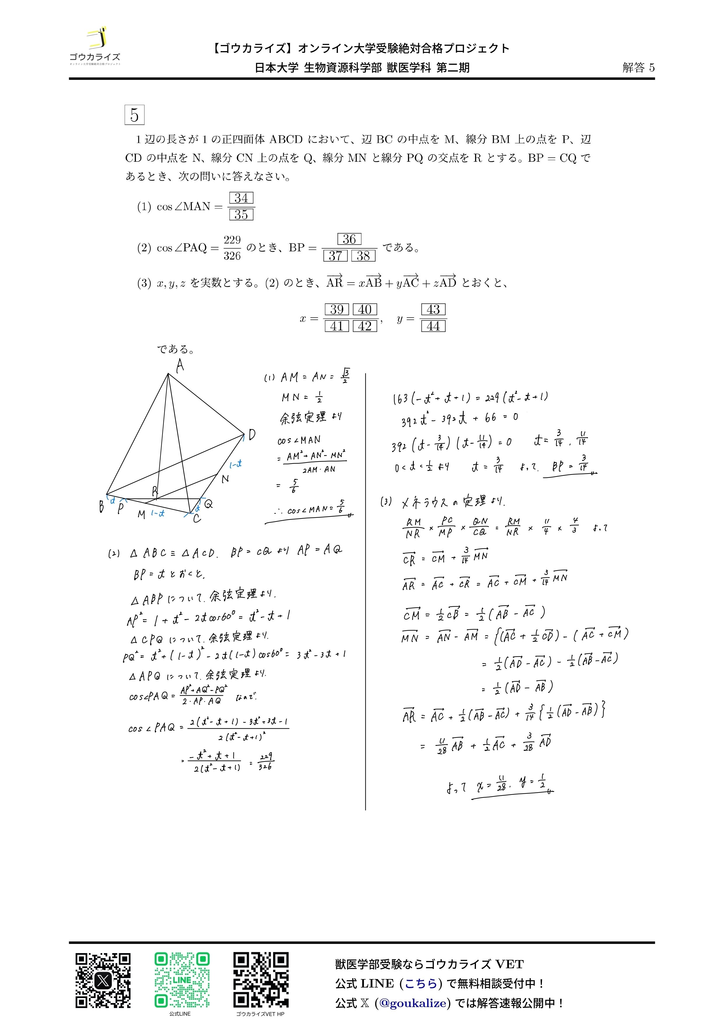 日本大学 生物資源科学部2023年度―6年間収録 (獣医学部入試問題と解答) [単行本] みすず学苑中央教育研究所 日本大学 生物資源科学部2025年度―6年間収録 (獣医学部入試問題