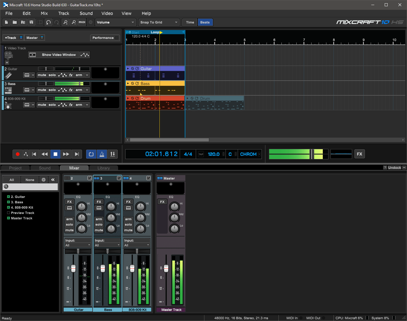 Mixcraft の手触り｜武茶