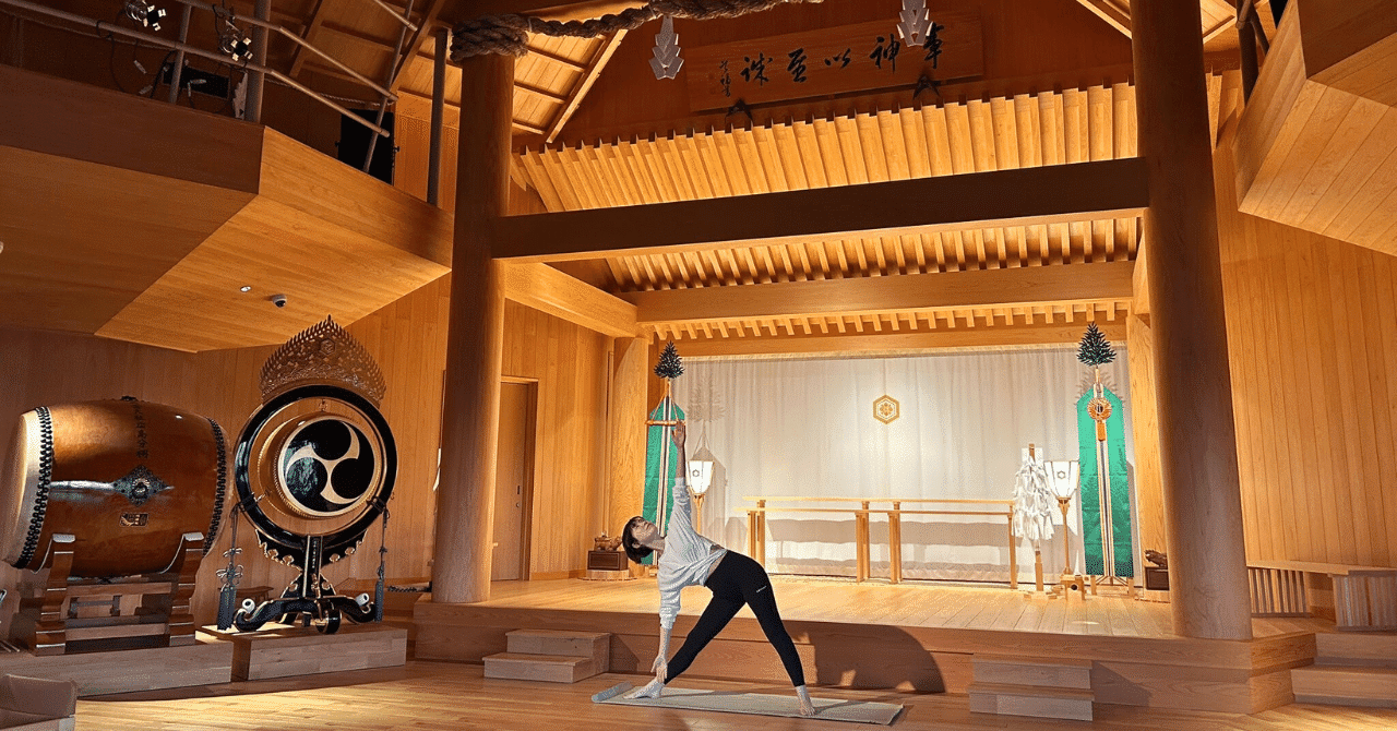 終了】人、仕事、新しい挑戦・・・繋がるご縁ヨガ@出雲大社広島分祠