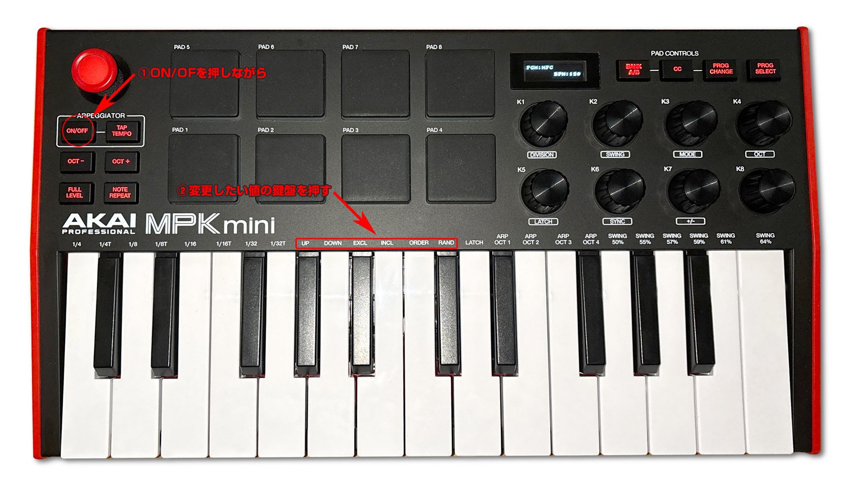 値下　MPK mini mk3 【美品】 AKAI MPK MINI MK3 美品 Akai MPK Mini MK3 USB MIDI Keyboard