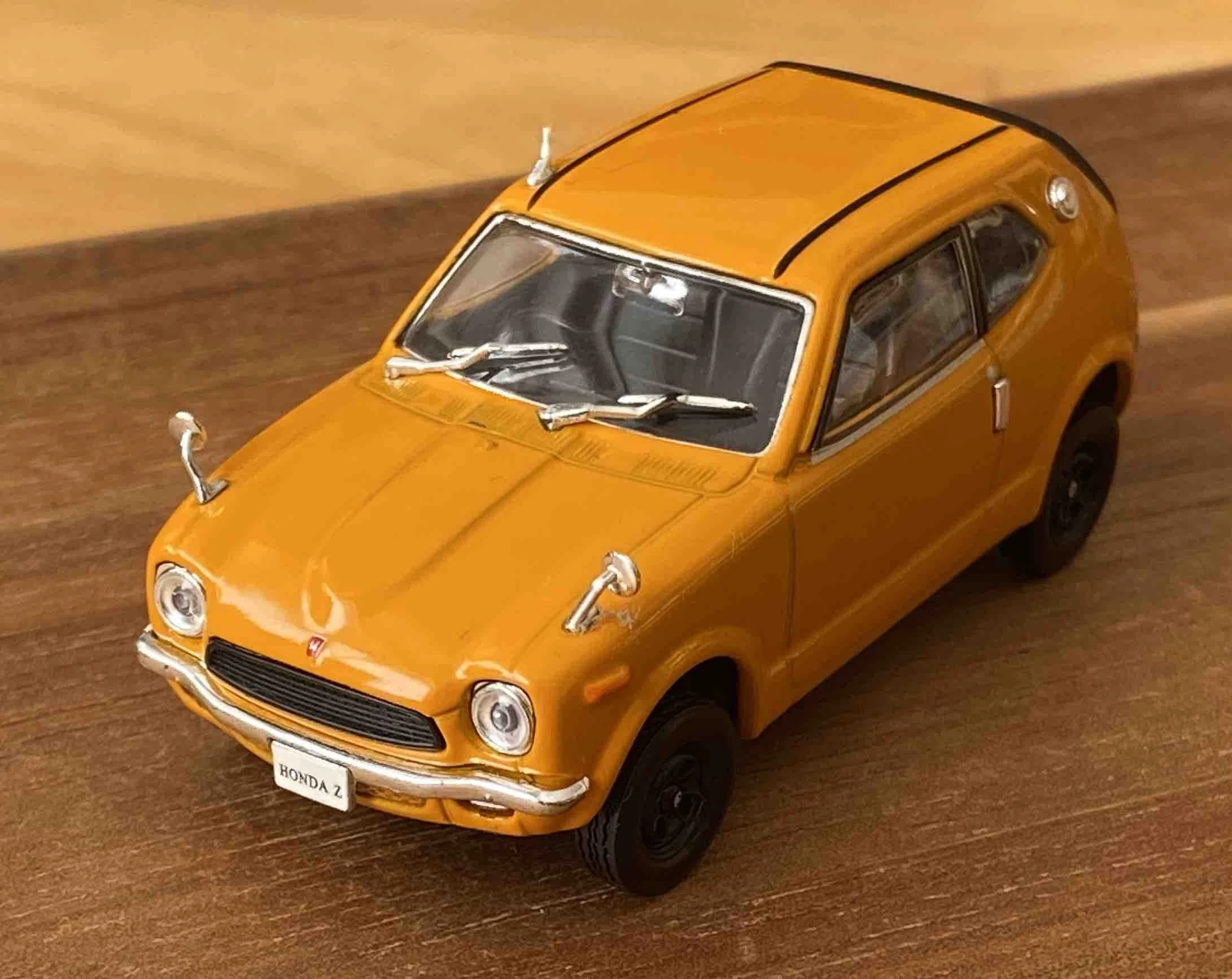模型による大きさの比較 その2 車シリーズ(HondaZ、シティ、フィット