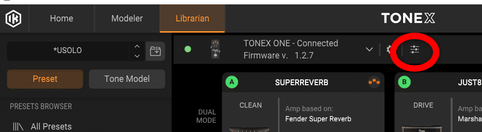 TONEX One（IK Multimedia）の使い方｜8nm
