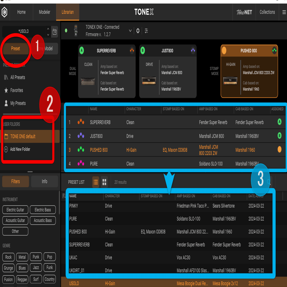 TONEX One（IK Multimedia）の使い方｜8nm