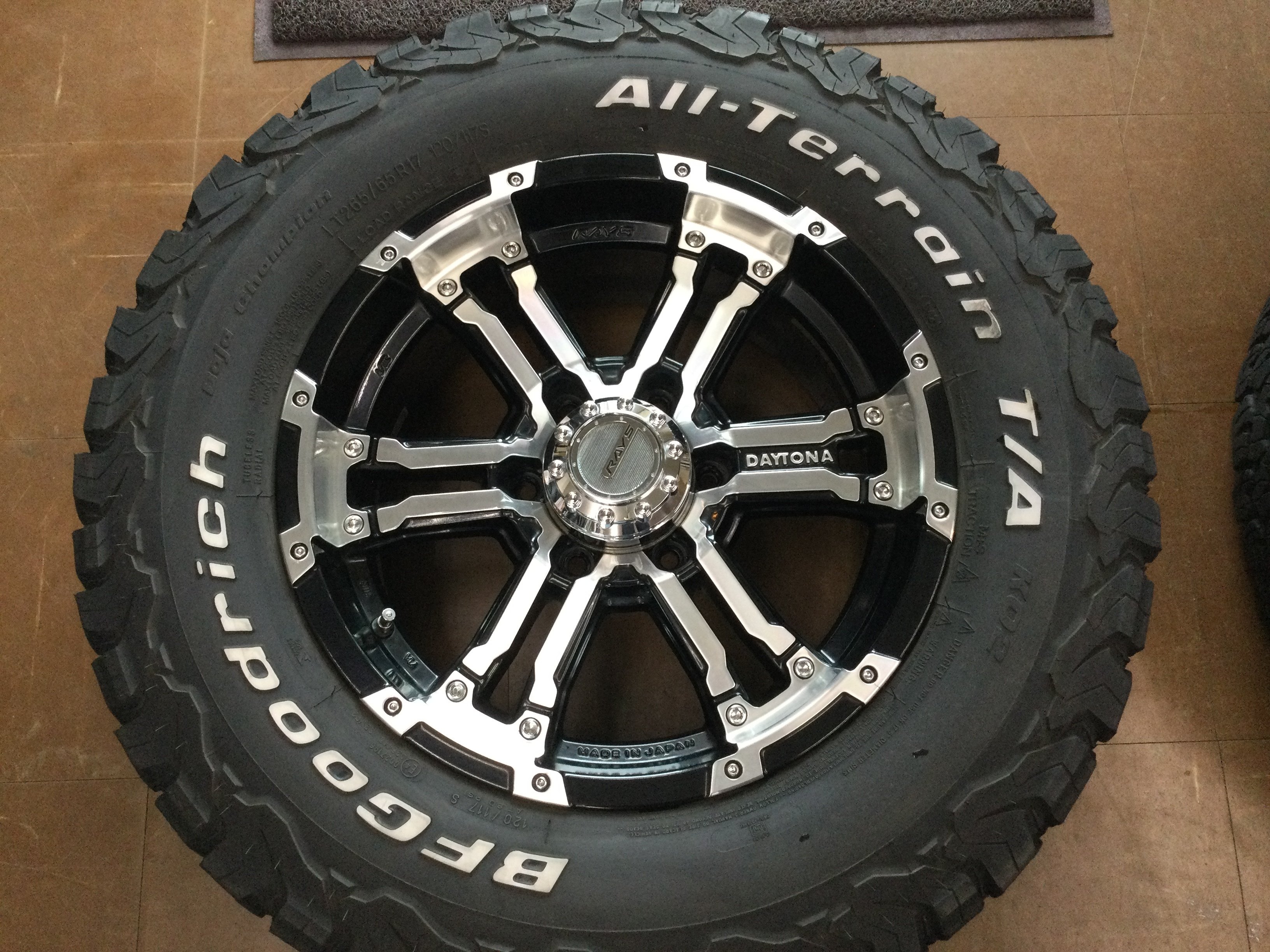 中古アルミ17X8.0 6/139 20 RAYS デイトナ FDX 1本のみ 単品 中古