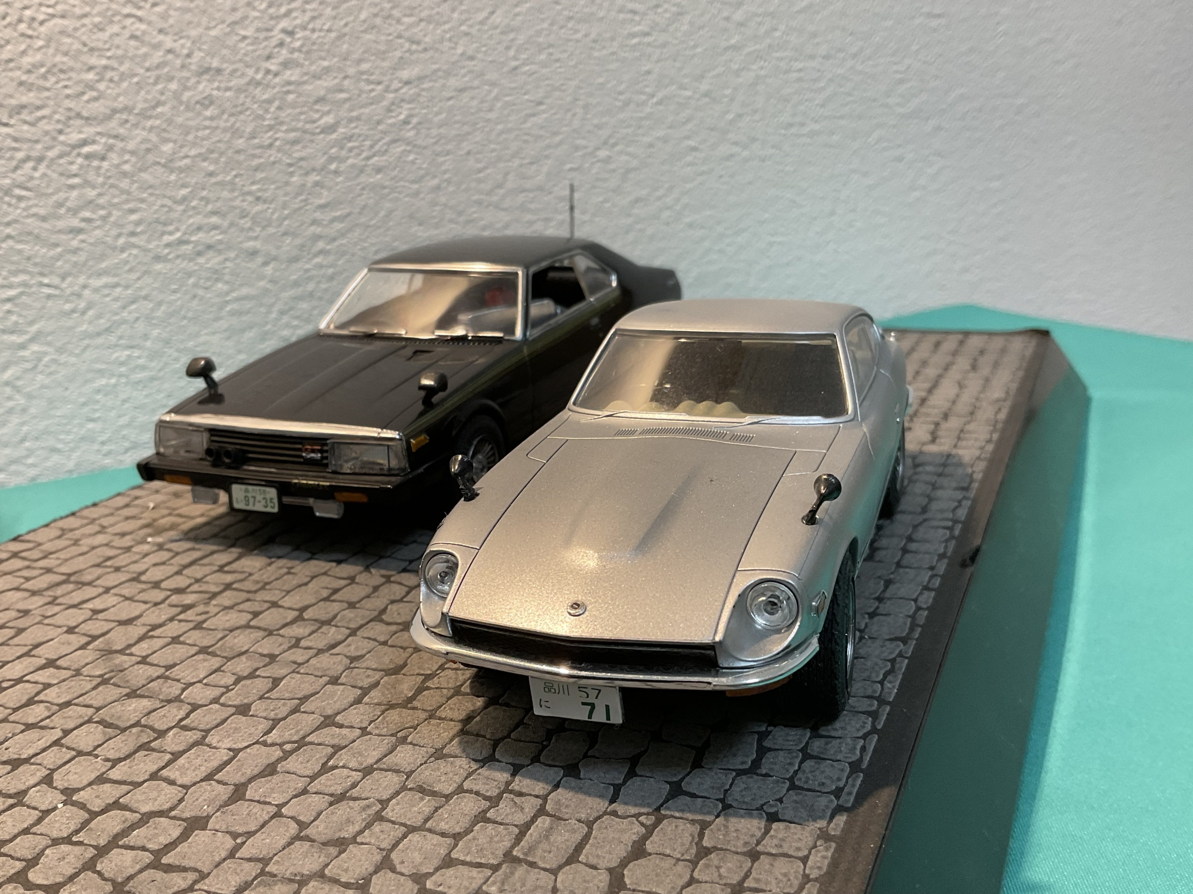 アオシマ1/32完成品 マシンX スカイラインジャパン 続き 1/32バージョンフェアレディZと