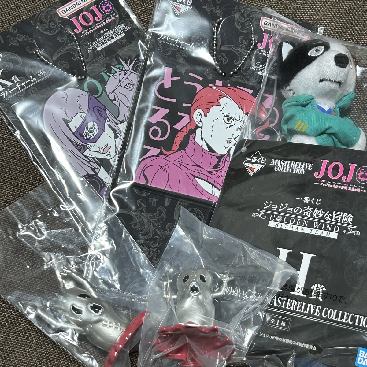一番くじ ジョジョ 黄金の風 A賞リゾット ラスト賞ドッピオ I賞メタリカ