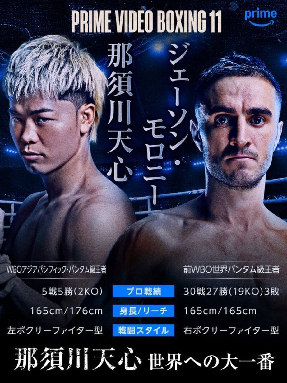 プレビュー】7/20（土）アマプラ興行！那須川天心の対戦相手