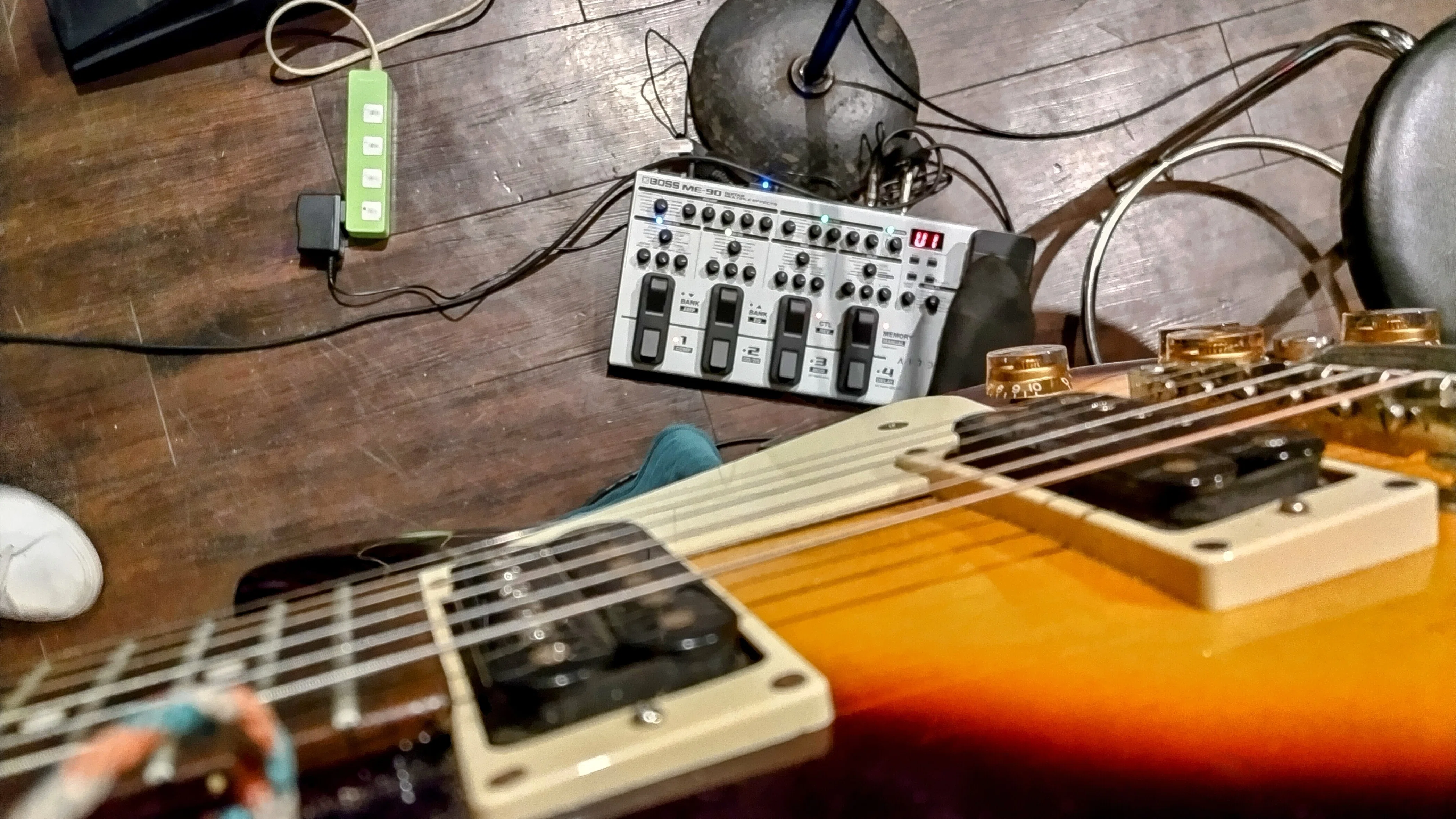 雑記）スタジオでマルチエフェクター ME-90を使ってみる｜ちとせの