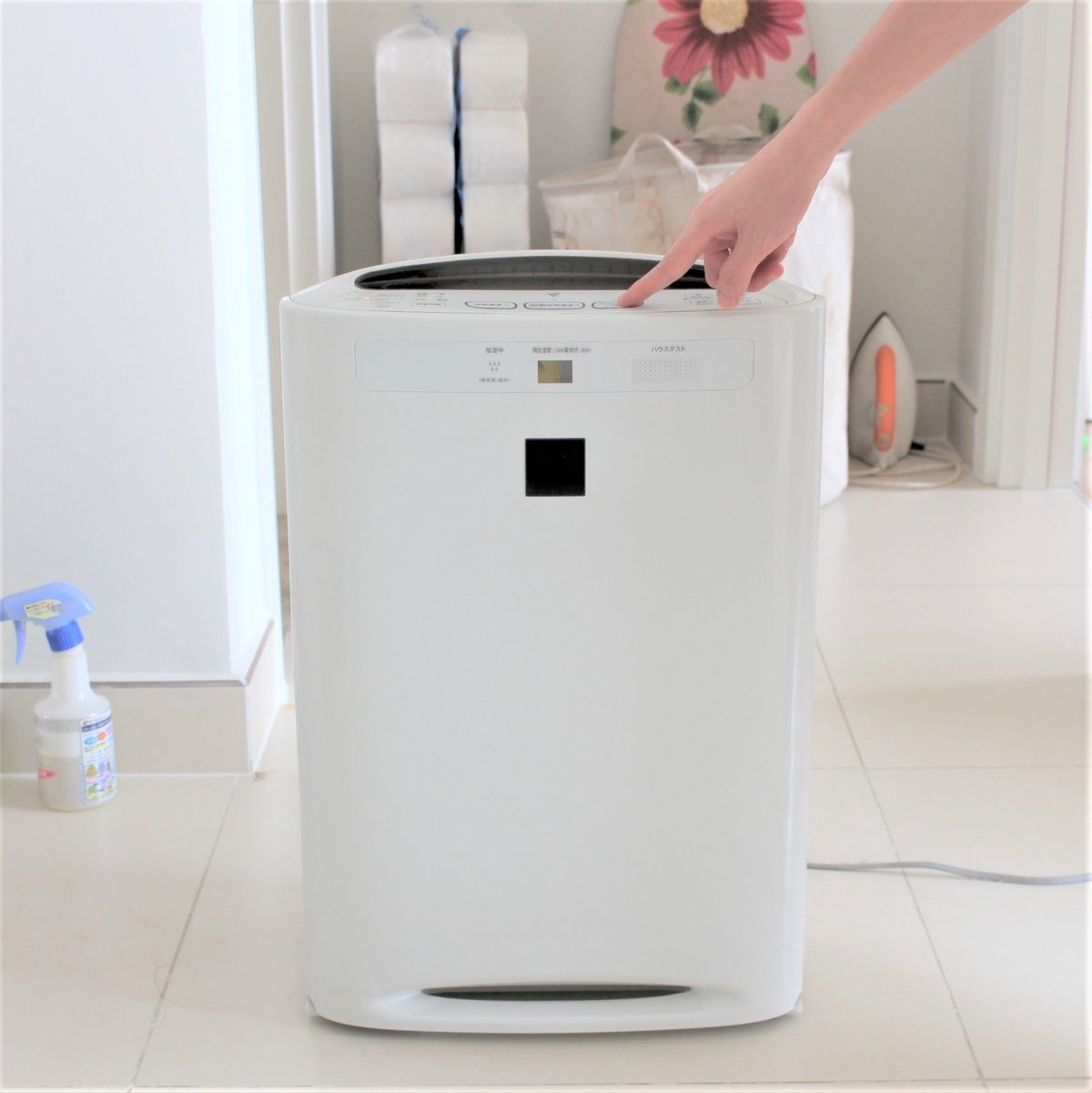 アレルギー対策空気清浄機 軽量で省エネ レッド搭載 