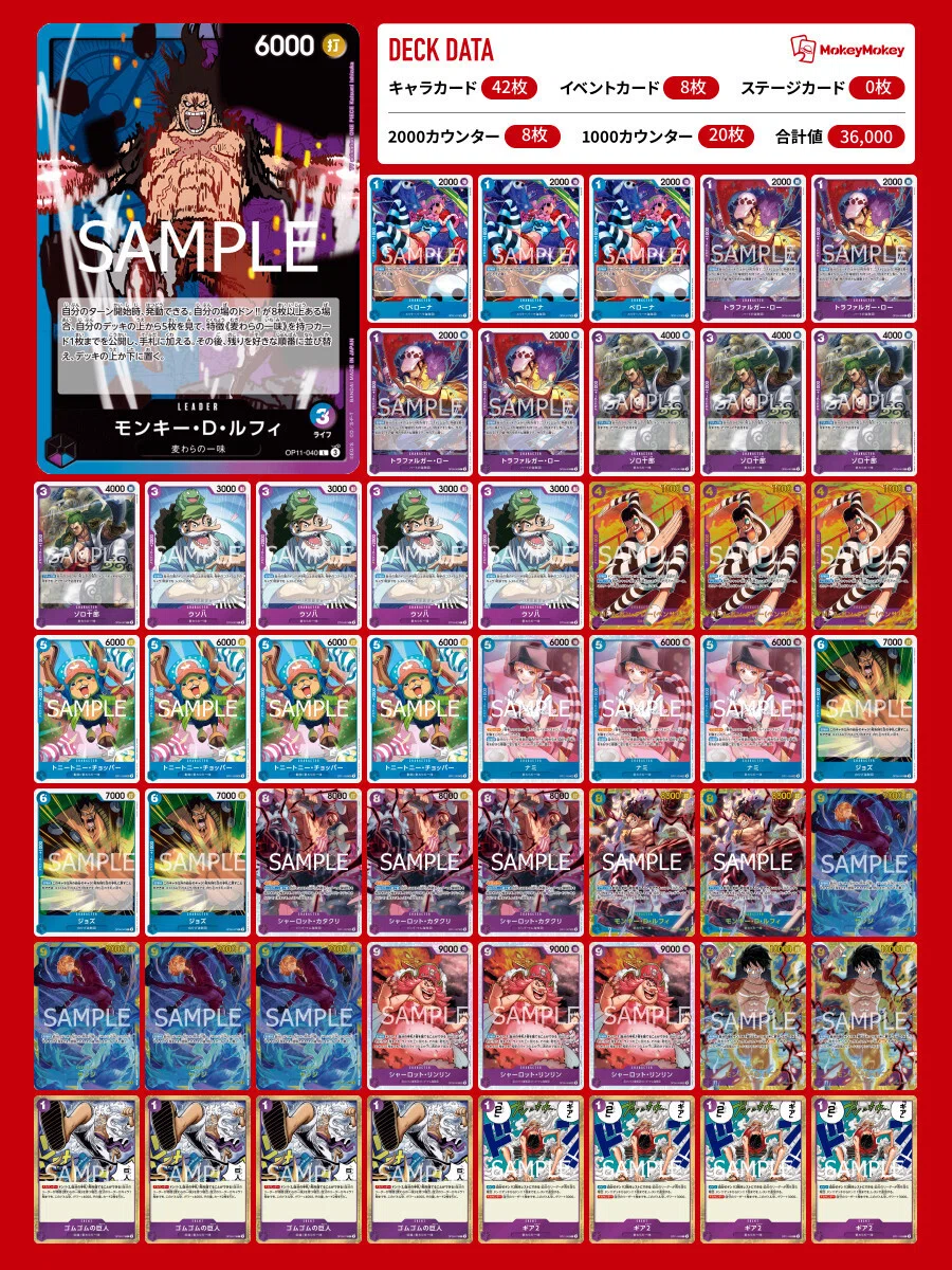 基本全文無料】11弾環境青紫ルフィ｜ワンピースカード備忘録