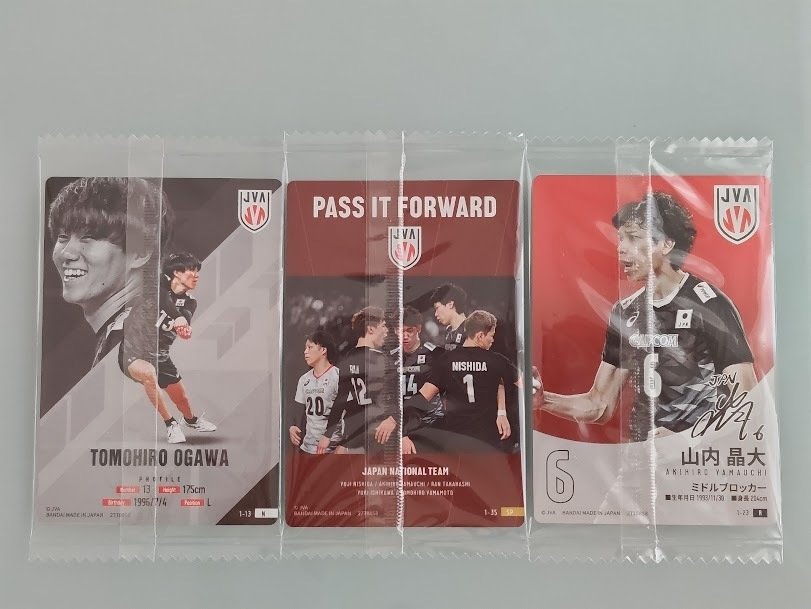 全日本男子バレーのツインウエハースを買ってみた｜つばき