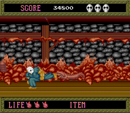 PCエンジン　スプラッターハウス スプラッターハウス』1990年／PCエンジン - レトロゲームの説明
