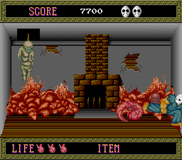 PCエンジン　スプラッターハウス スプラッターハウス』1990年／PCエンジン - レトロゲームの説明