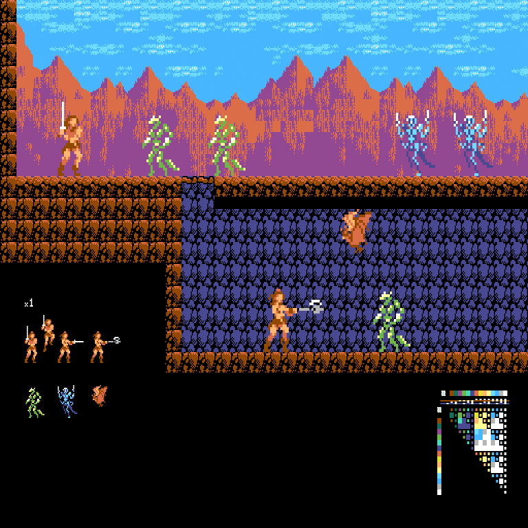 GFX ラスタンサーガ(TAITO/MSX2)を再考してみたのです｜やぢおぅ / Yazioh