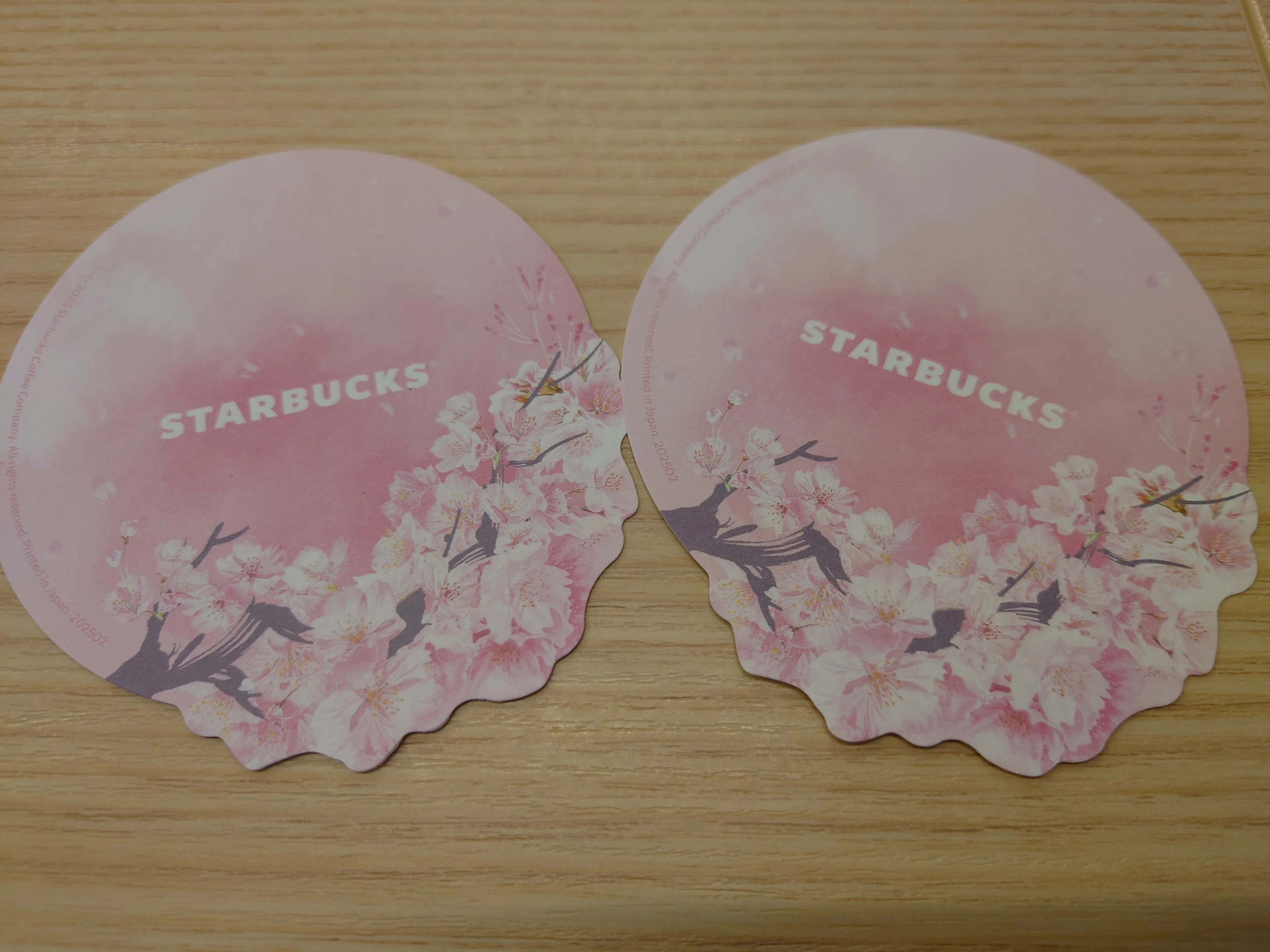 スタバSAKURA2025 コースターがもらえました?｜ORANGE?