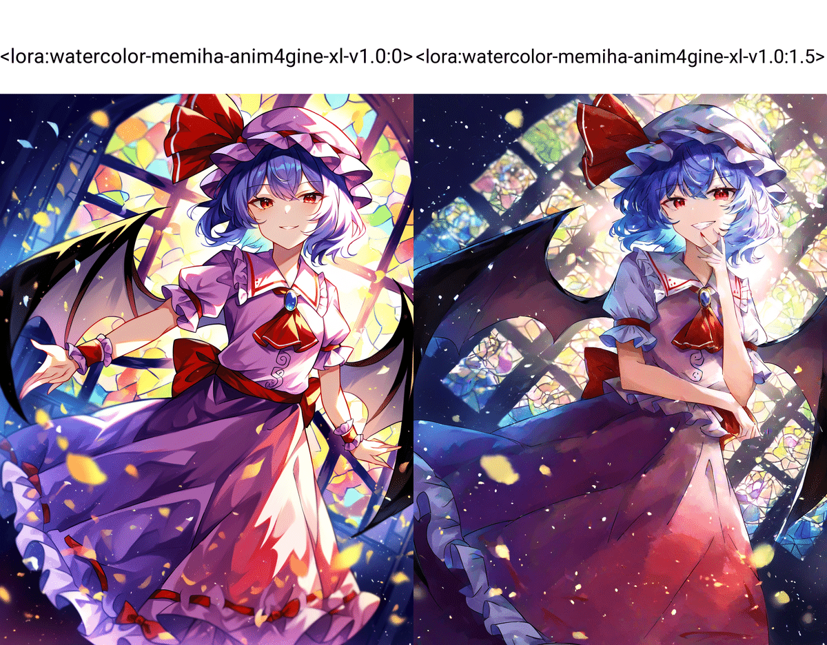 Animagine XL 4.0用水彩風LoRAのご紹介｜樺野めみは