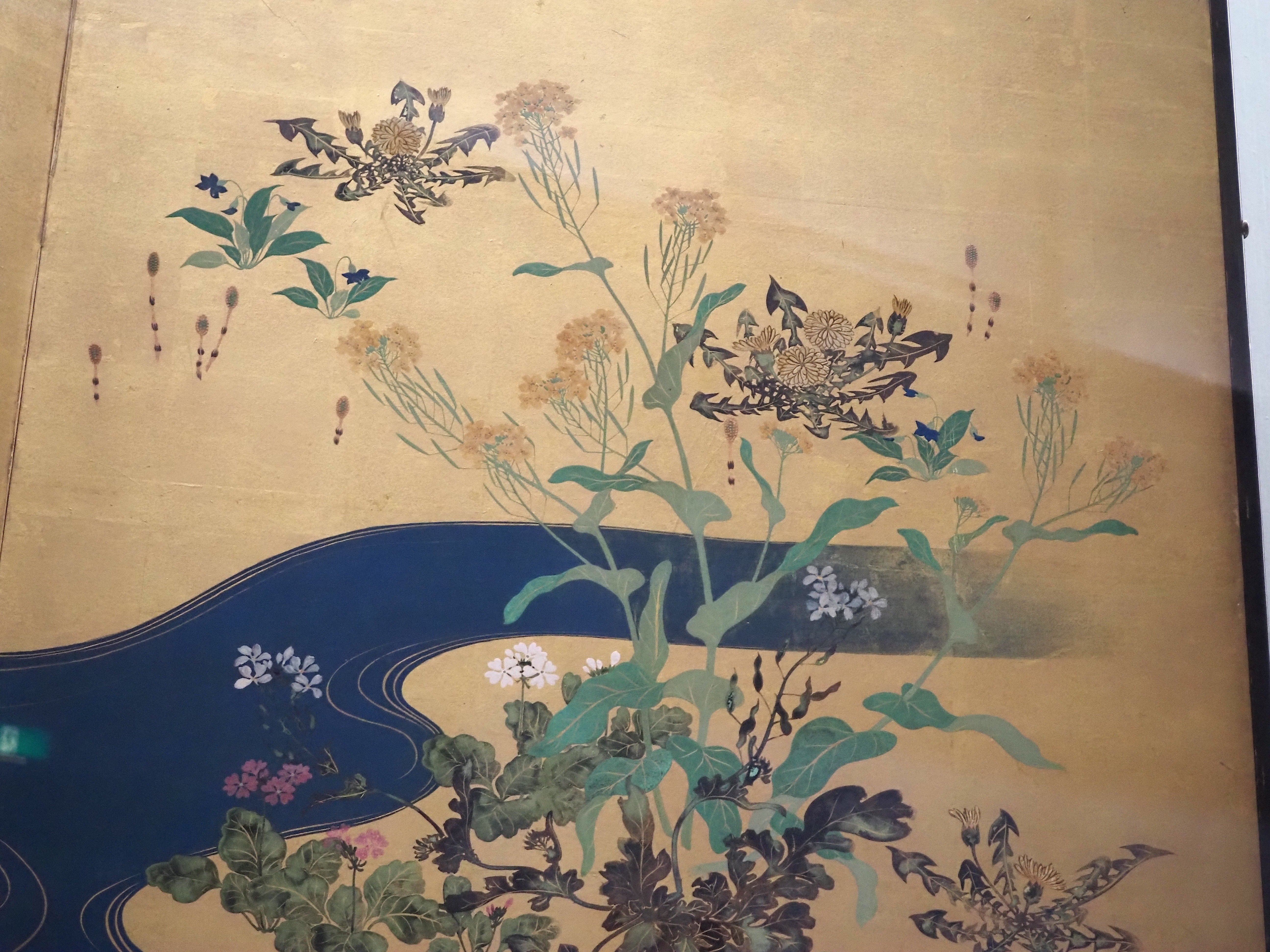 Shangri-la【模写】春景山水図　酒井抱一 漆絵 酒井抱一の名作_桜図 NH30 : 絵画制作専門ユーラシアアート