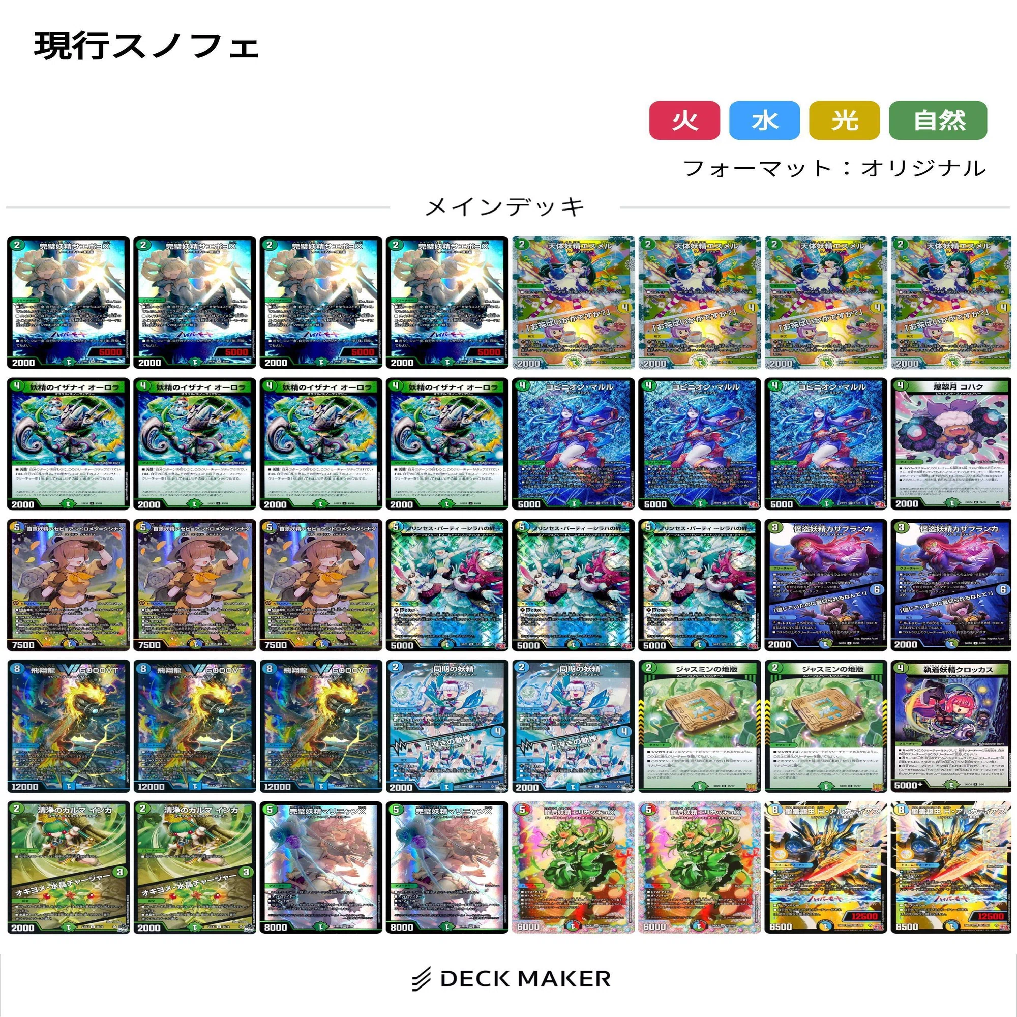 デュエマ】デュエパデッキでようやく完成したスノーフェアリー【トリー 