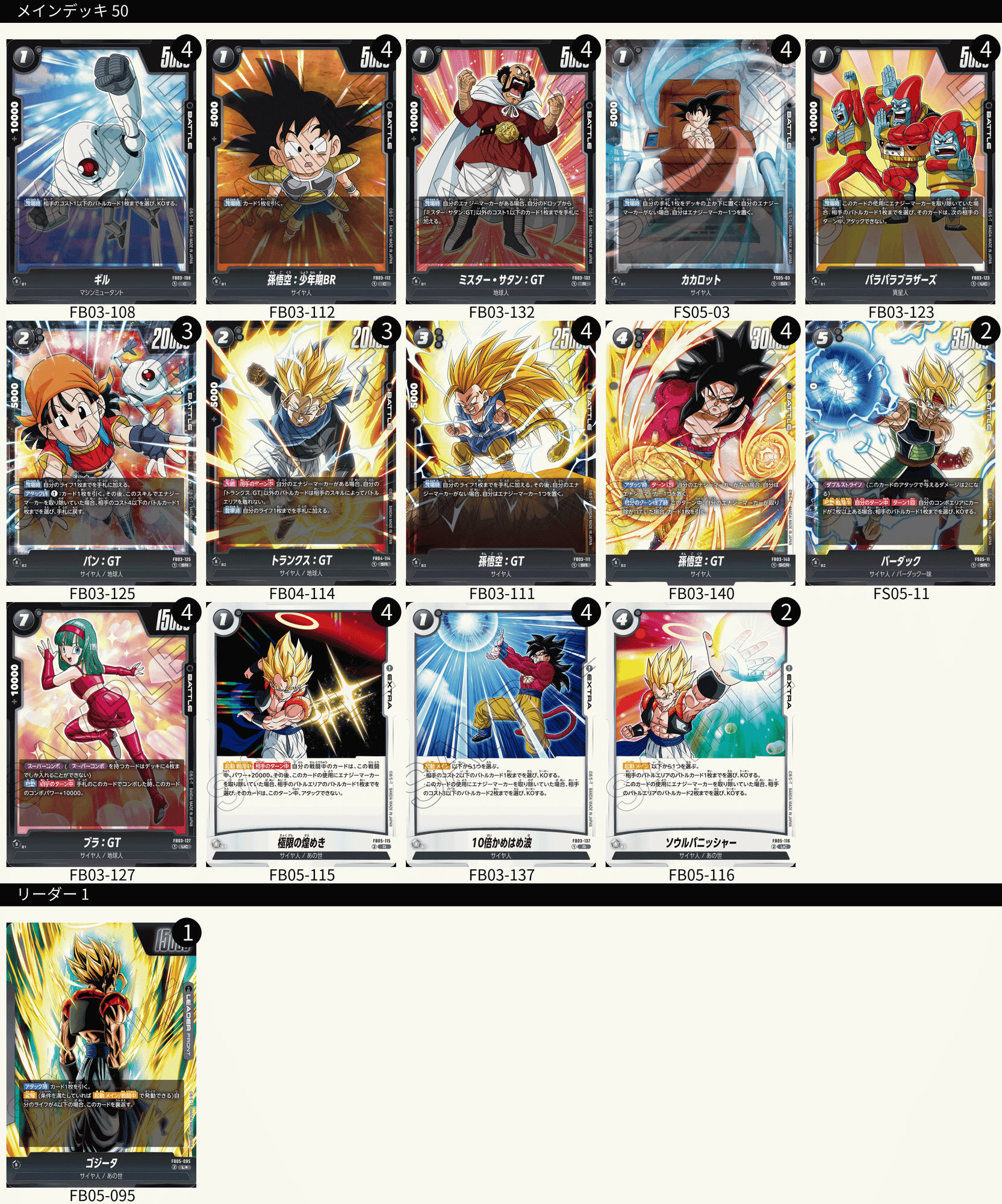 堅実な強さ! 黒 ゴジータ デッキレシピ ドラゴンボールフュージョン 堅実な強さ! 黒 ゴジータ デッキレシピ ドラゴンボールフュージョン