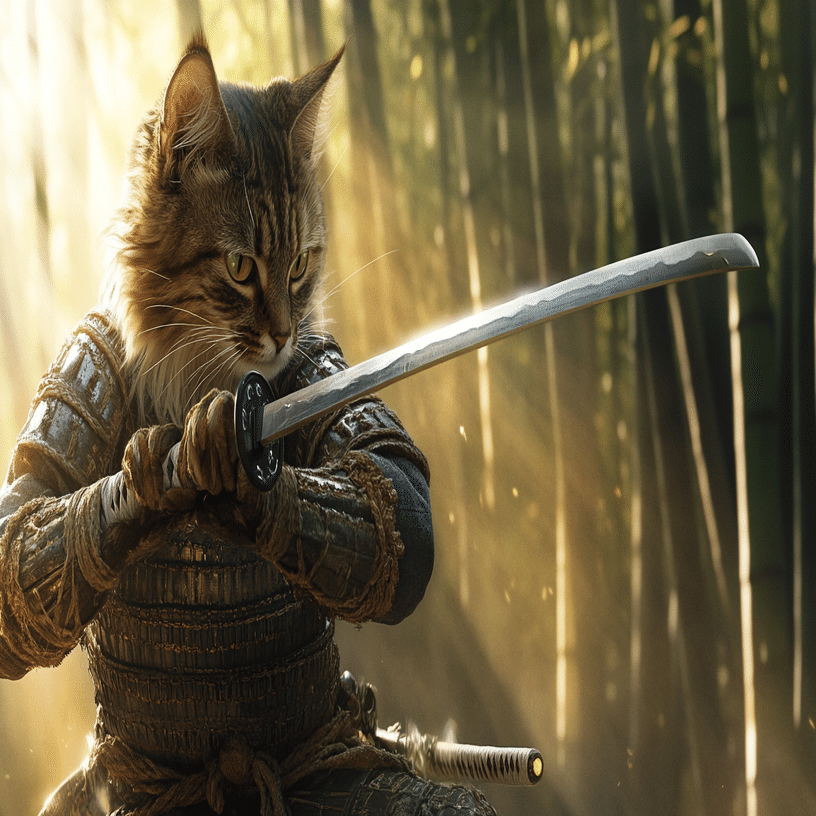 ねこ侍 ねこ サムライになるにゃ🐾｜odyssey617